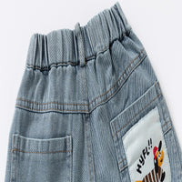 Load image into Gallery viewer, Kid Boys Solid Color Cartoon Pants Wholesale 25060483
