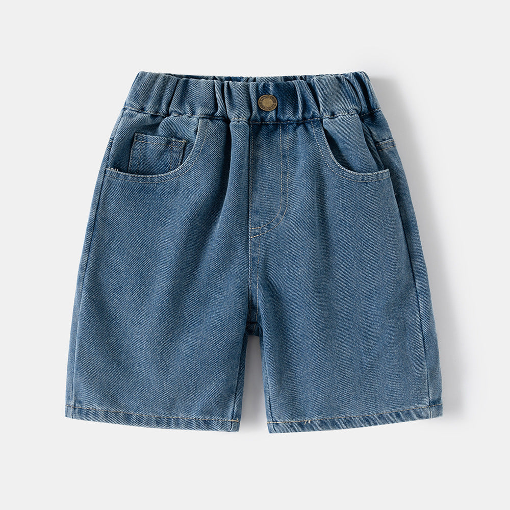 Kid Boys Solid Color Shorts Wholesale 25060488