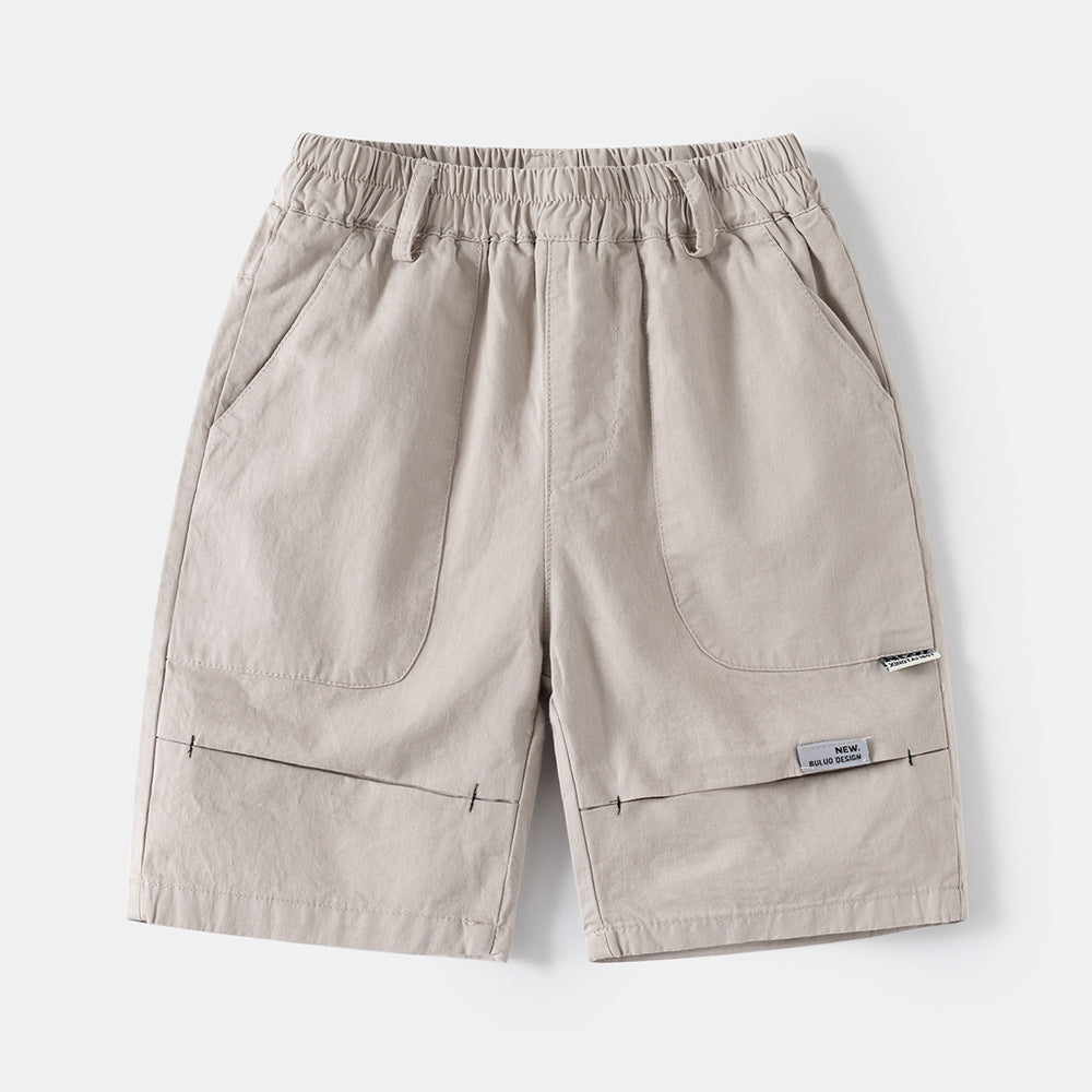 Baby Kid Boys Solid Color Shorts Wholesale 25060489