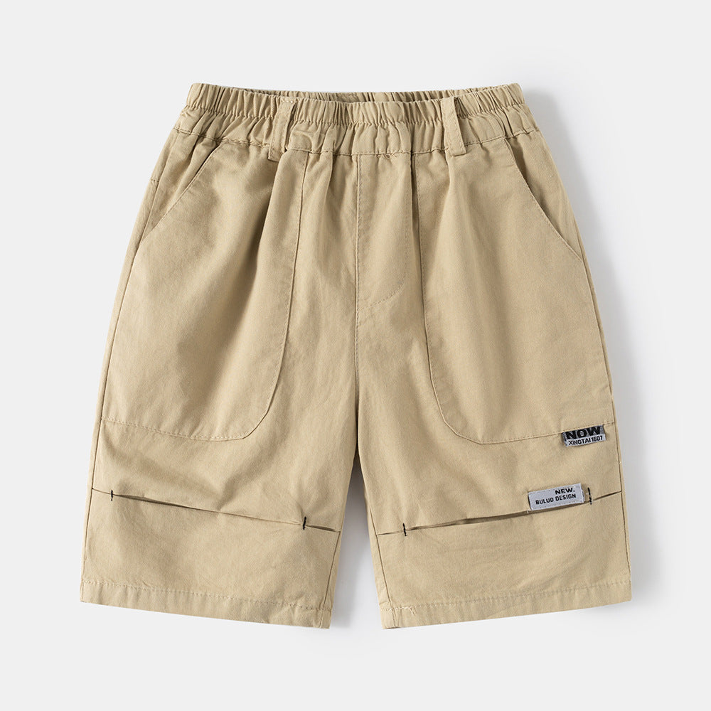 Baby Kid Boys Solid Color Shorts Wholesale 25060489