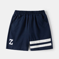 Load image into Gallery viewer, 2 Pieces Set Kid Boys Letters Color-blocking T-Shirts And Shorts Wholesale 25060494
