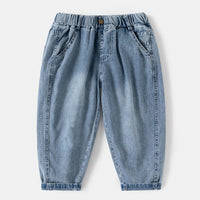 Load image into Gallery viewer, Baby Kid Boys Solid Color Jeans Wholesale 25060497
