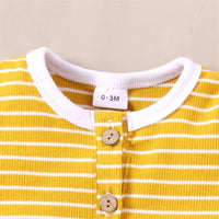 Load image into Gallery viewer, Baby Girls Boys Striped Color-blocking Rompers Wholesale 250708104
