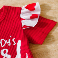 Load image into Gallery viewer, 2 Pieces Set Baby Girls Letters Rompers And Love heart Skirts Wholesale 250708113
