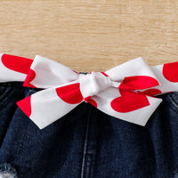 Load image into Gallery viewer, 2 Pieces Set Baby Girls Letters Rompers And Love heart Skirts Wholesale 250708113
