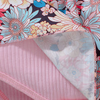 Load image into Gallery viewer, Baby Girls Flower Print Rompers Wholesale 250708117
