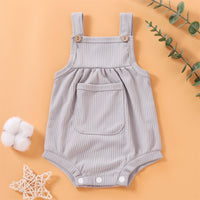 Load image into Gallery viewer, Baby Girls Solid Color Rompers Wholesale 250708118
