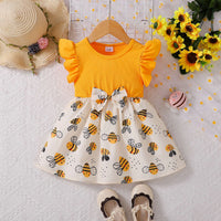 Load image into Gallery viewer, Baby Kid Girls Animals Print Print Dresses Wholesale 250708127
