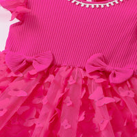 Load image into Gallery viewer, Baby Kid Girls Solid Color Bow Dresses Wholesale 250708132
