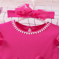Load image into Gallery viewer, Baby Kid Girls Solid Color Bow Dresses Wholesale 250708132
