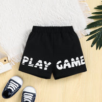 Load image into Gallery viewer, 2 Pieces Set Baby Kid Boys Striped Letters Tops And Shorts Wholesale 250708133
