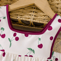 Load image into Gallery viewer, 2 Pieces Set Baby Kid Girls Fruit Print Tank Tops And Shorts Wholesale 250708136
