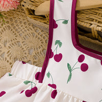 Load image into Gallery viewer, 2 Pieces Set Baby Kid Girls Fruit Print Tank Tops And Shorts Wholesale 250708136
