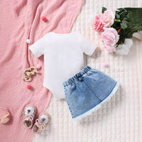 Load image into Gallery viewer, 2 Pieces Set Baby Girls Bow Rompers And Leopard Shorts Wholesale 250708137
