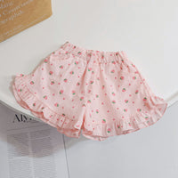 Load image into Gallery viewer, Baby Kid Girls Fruit Print Shorts Wholesale 250708141
