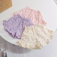 Load image into Gallery viewer, Baby Kid Girls Fruit Print Shorts Wholesale 250708141
