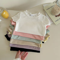 Load image into Gallery viewer, Baby Kid Girls Solid Color Tops Wholesale 250708147
