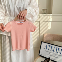 Load image into Gallery viewer, Baby Kid Girls Solid Color Tops Wholesale 250708147
