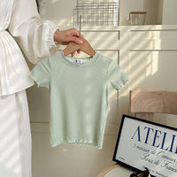 Load image into Gallery viewer, Baby Kid Girls Solid Color Tops Wholesale 250708147
