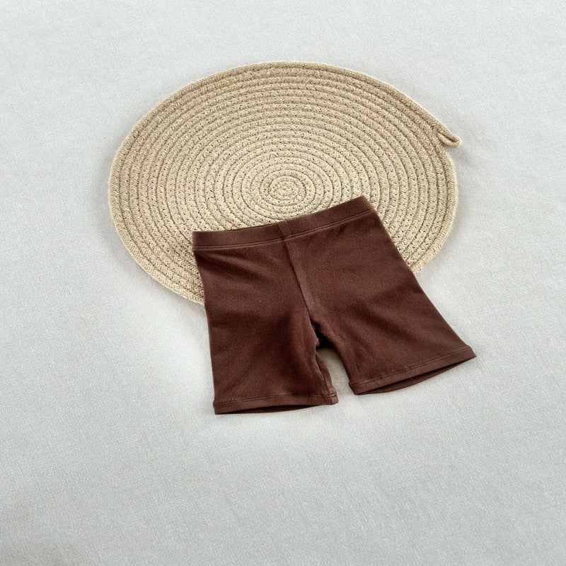 Baby Kid Girls Solid Color Shorts Wholesale 250708154
