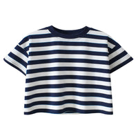 Load image into Gallery viewer, Kid Boys Striped Color-blocking Tops Wholesale 250708161
