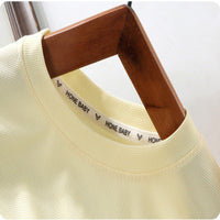 Load image into Gallery viewer, 2 Pieces Set Baby Kid Boys Solid Color Letters Tank Tops And Shorts Wholesale 250708170
