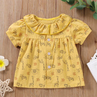 Load image into Gallery viewer, Baby Kid Girls Animals Print Tops Wholesale 25070821
