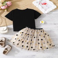 Load image into Gallery viewer, 2 Pieces Set Baby Kid Girls Animals T-Shirts And Star Skirts Wholesale 25070822
