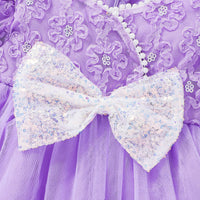 Load image into Gallery viewer, Baby Kid Girls Solid Color Bow Dresses Wholesale 25070824
