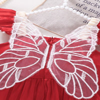 Load image into Gallery viewer, Baby Kid Girls Solid Color Butterfly Dresses Wholesale 25070827
