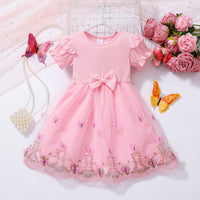 Load image into Gallery viewer, Baby Kid Girls Butterfly Bow Dresses Wholesale 25070832

