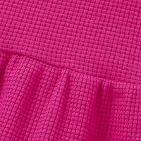 Load image into Gallery viewer, 2 Pieces Set Baby Kid Girls Solid Color Print Tops And Flower Shorts Wholesale 25070834
