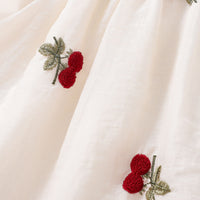 Load image into Gallery viewer, Baby Kid Girls Color-blocking Fruit Embroidered Dresses Wholesale 25070836
