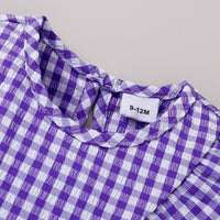 Load image into Gallery viewer, 2 Pieces Set Baby Kid Girls Checked Tank Tops And Solid Color Skirts Wholesale 25070845
