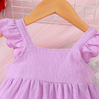 Load image into Gallery viewer, Baby Kid Girls Solid Color Dresses Wholesale 25070848

