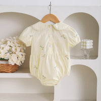 Load image into Gallery viewer, Baby Kid Girls Flower Embroidered Rompers Wholesale 25070849
