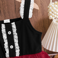 Load image into Gallery viewer, Kid Girls Color-blocking Bow Dresses Wholesale 25070850
