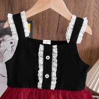 Load image into Gallery viewer, Kid Girls Color-blocking Bow Dresses Wholesale 25070850
