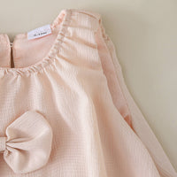 Load image into Gallery viewer, Baby Kid Girls Solid Color Bow Dresses Wholesale 25070853
