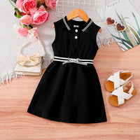 Load image into Gallery viewer, Baby Kid Girls Solid Color Dresses Wholesale 25070866
