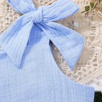 Load image into Gallery viewer, 2 Pieces Set Kid Girls Solid Color Tank Tops And Pants Wholesale 25070869
