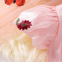 Load image into Gallery viewer, Baby Kid Girls Flower Bow Embroidered Dresses Wholesale 25070889
