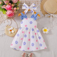 Load image into Gallery viewer, Baby Kid Girls Flower Print Dresses Wholesale 25070890
