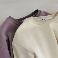 Load image into Gallery viewer, 2 Pieces Set Baby Kid Girls Solid Color Tops And Pants Wholesale 25071504
