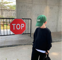 Load image into Gallery viewer, 2 Pieces Set Baby Kid Boys Solid Color Tops And Pants Wholesale 25071507
