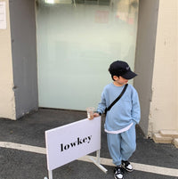 Load image into Gallery viewer, 2 Pieces Set Baby Kid Boys Solid Color Tops And Pants Wholesale 25071507
