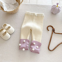 Load image into Gallery viewer, Baby Kid Girls Color-blocking Pants Wholesale 25092201
