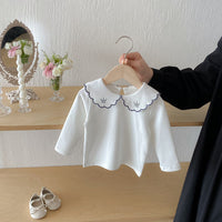 Load image into Gallery viewer, Baby Kid Girls Solid Color Polka dots Tops Wholesale 25092205
