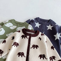 Load image into Gallery viewer, Baby Girls Boys Fruit Cartoon Star Jumpsuits Wholesale 25092206
