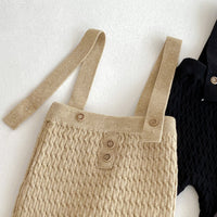 Load image into Gallery viewer, 2 Pieces Set Baby Girls Boys Striped Sweaters And Solid Color Jumpsuits Wholesale 25092209
